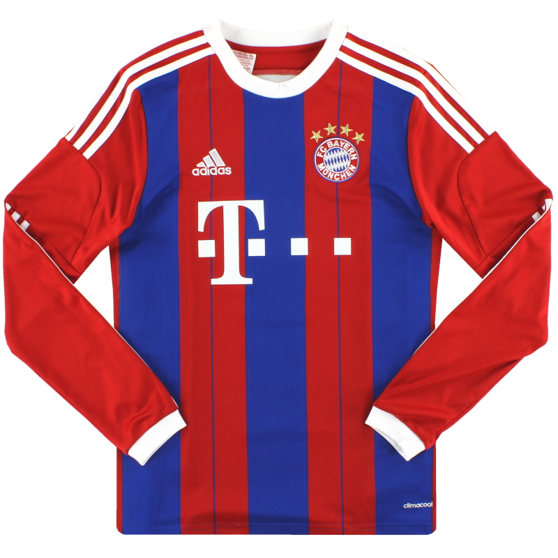 2014-15 Bayern Munich Home Shirt L/S *Mint* XL - F48500