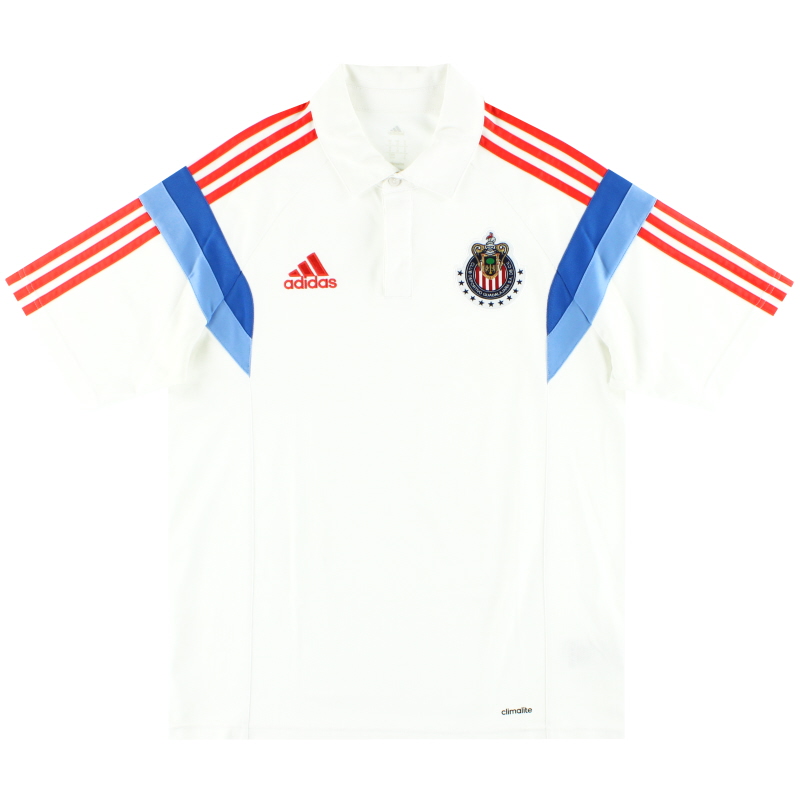 2014-15 Chivas Guadalajara adidas Polo Shirt M - F87404