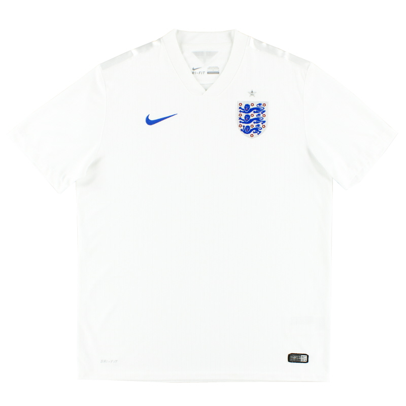 2014-15 England Nike Home Shirt *Mint* S - 588101-105