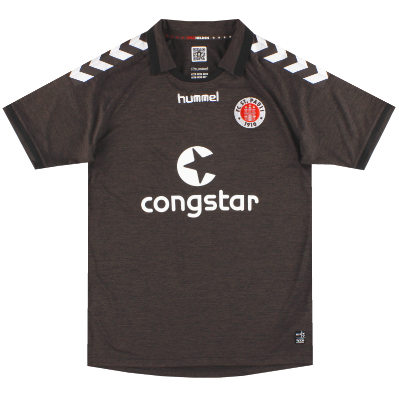 2014-15 FC St. Pauli Hummel Home Shirt *Mint* S - 03-573