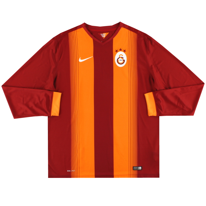 2014-15 Galatasaray Nike Home Shirt L/S XL - 647855-606