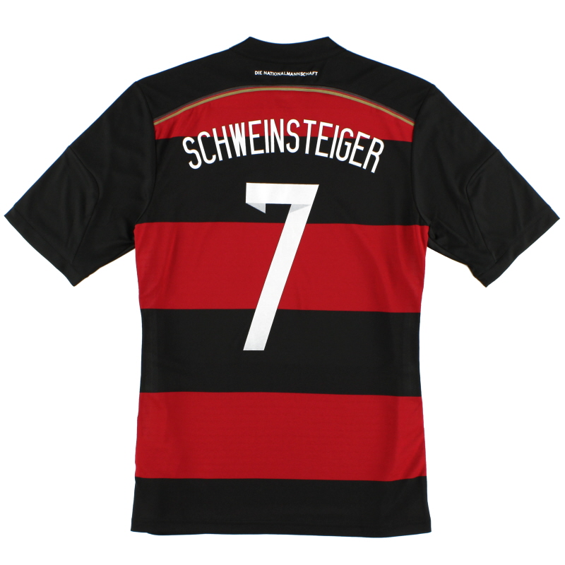 2014-15 Germany Away Shirt Schweinsteiger #7 *Mint* S