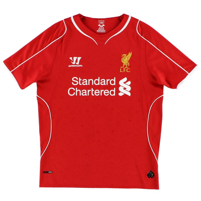 2014-15 Liverpool Warrior Home Shirt *Mint* L - WSTM400