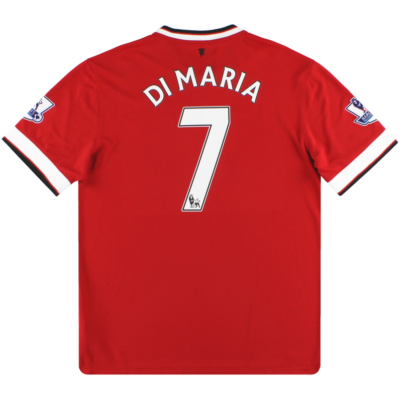 2014-15 Manchester United Nike Home Shirt Di Maria #7 XL - 611031-624