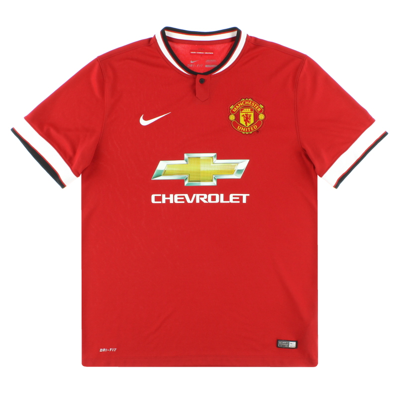 2014-15 Manchester United Nike Home Shirt S