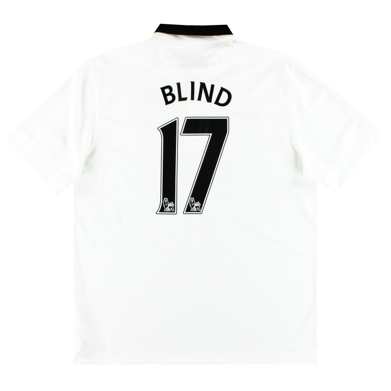 2014-15 Manchester United Nike Away Shirt Blind #17 *Mint* XL