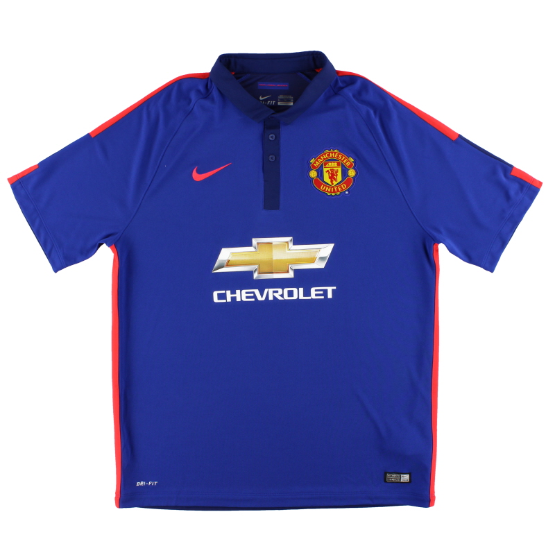 Camiseta de la tercera equipación Nike del Manchester United 2014-15 L - 631205-419