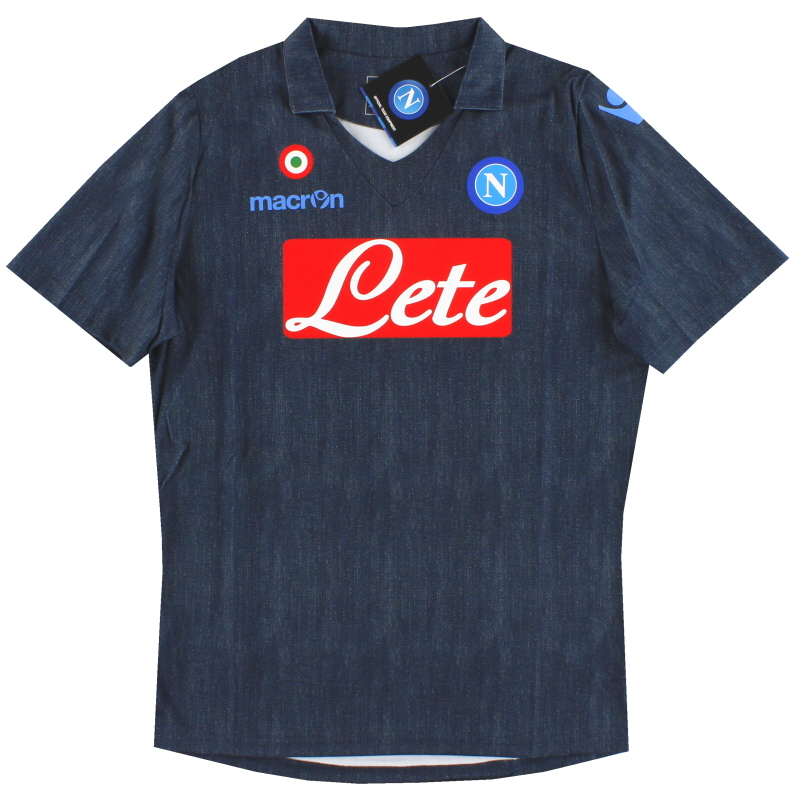 2014-15 Napoli Macron Away Shirt *BNIB* S.Boys - 005806382203