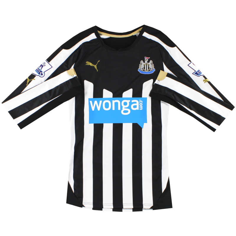 2014-15 Newcastle Puma camiseta local auténtica L/S XL