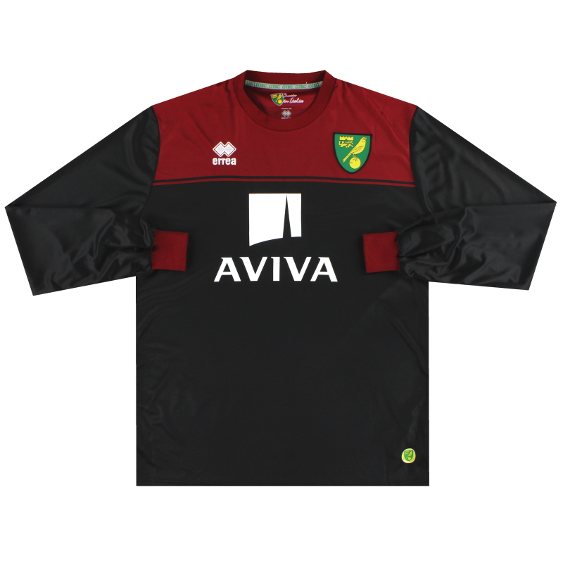 2014-15 Norwich City Errea Away Shirt L/S L