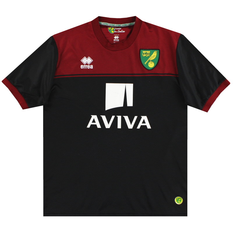 2014-15 Norwich City Errea Away Shirt XL