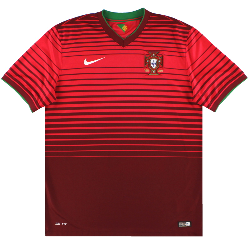 2014-15 Portugal Nike Home Shirt *Mint* L - 577986-677