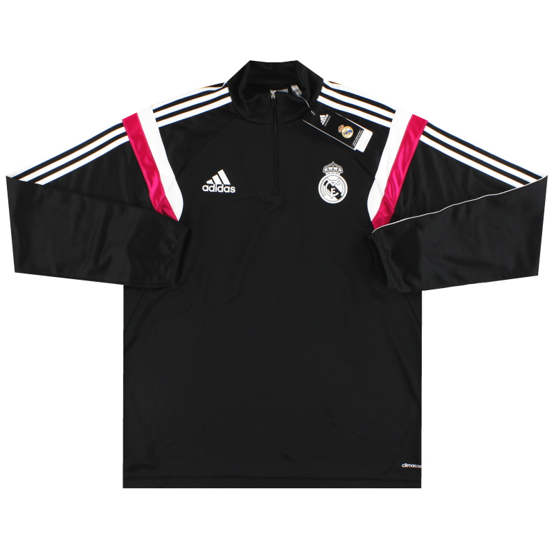 2014-15 Real Madrid adidas 1/4 Zip Training Giacca *con etichette* - M37189 - 4054709996191