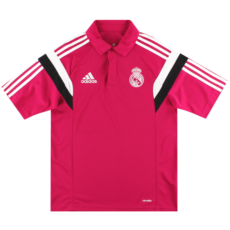2014-15 Real Madrid adidas Polo Shirt S - F84281