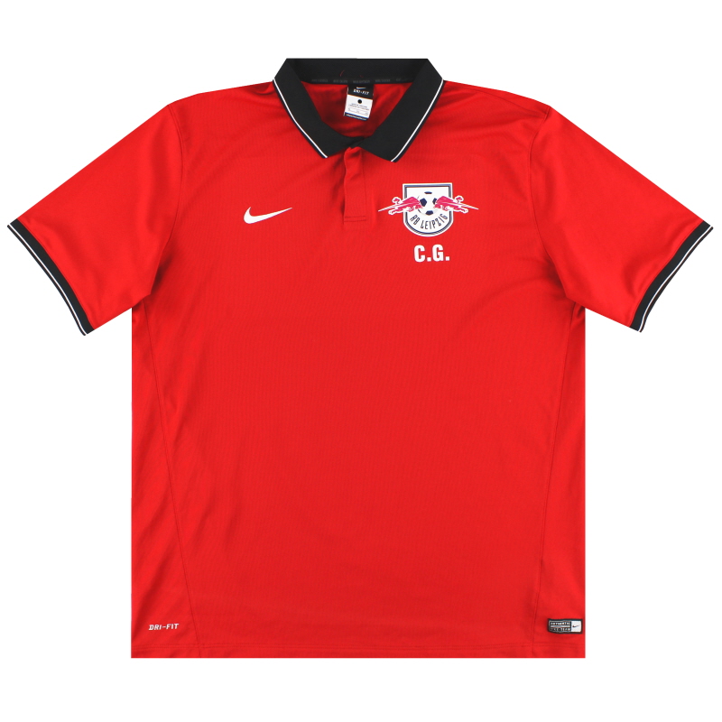 2014-15 Red Bull Leipzig Nike Player Issue Polo Shirt ’CG’ XL
