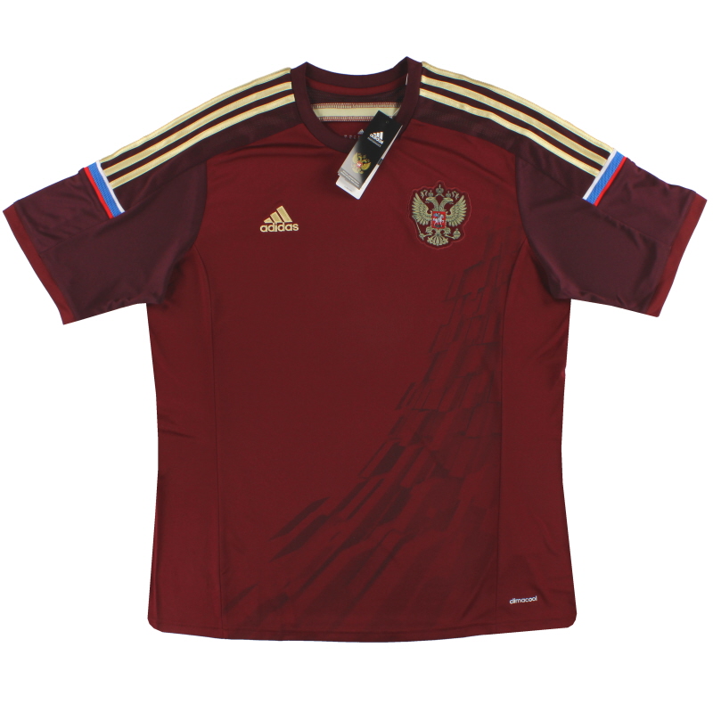 2014-15 Russia adidas Home Shirt Shirt  *BNIB* XL - D86098 - 4054065812739