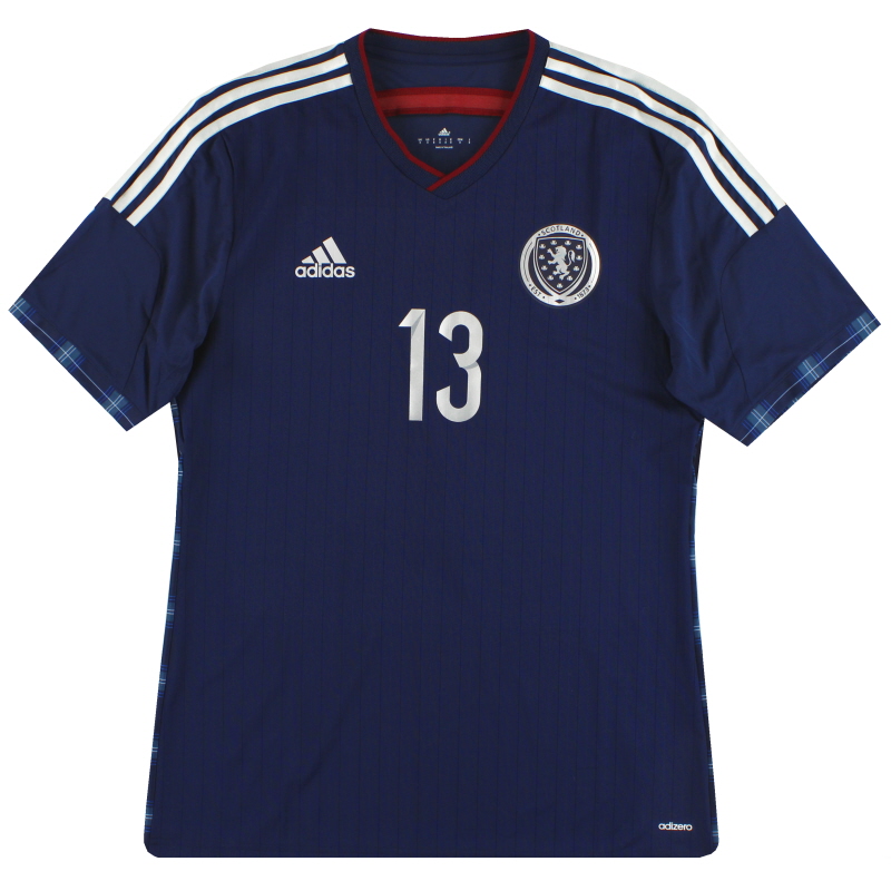 2014-15 Scozia adidas adizero Player Issue Home Shirt #13 *Come nuova* - G87118