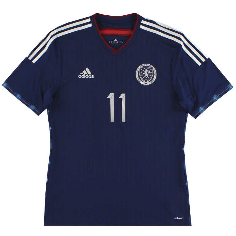 2014-15 Scozia adidas adizero Player Issue Home Shirt #11 *Come nuova* - G87118