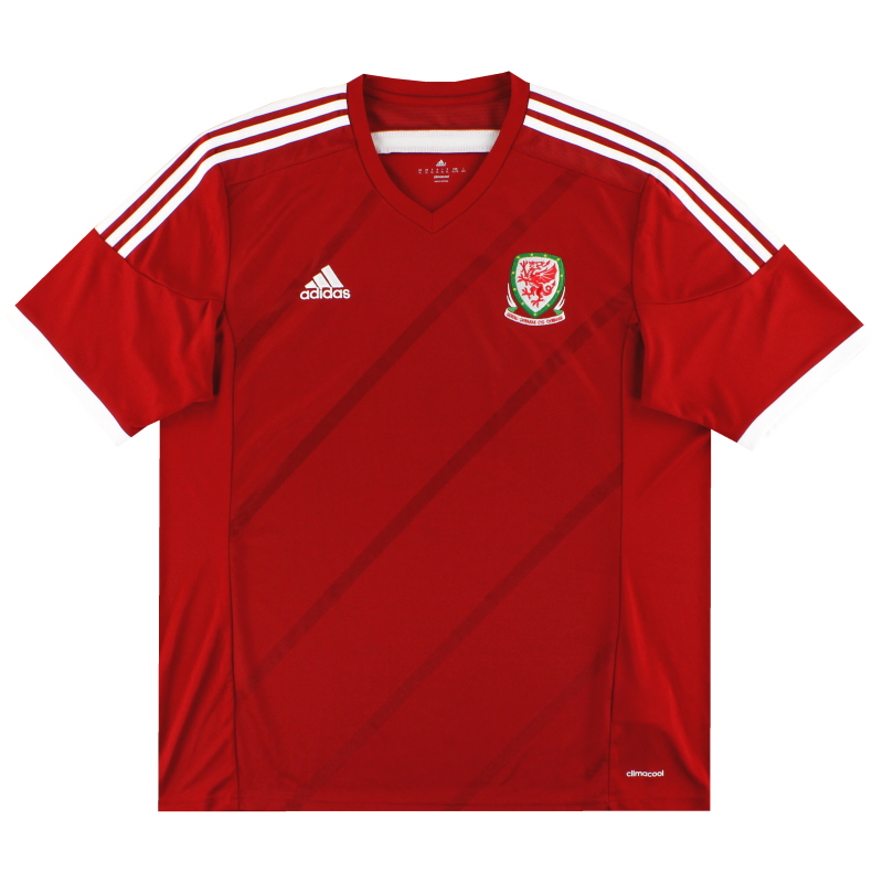 2014-15 Wales adidas Home Shirt *Mint* XL - F86591