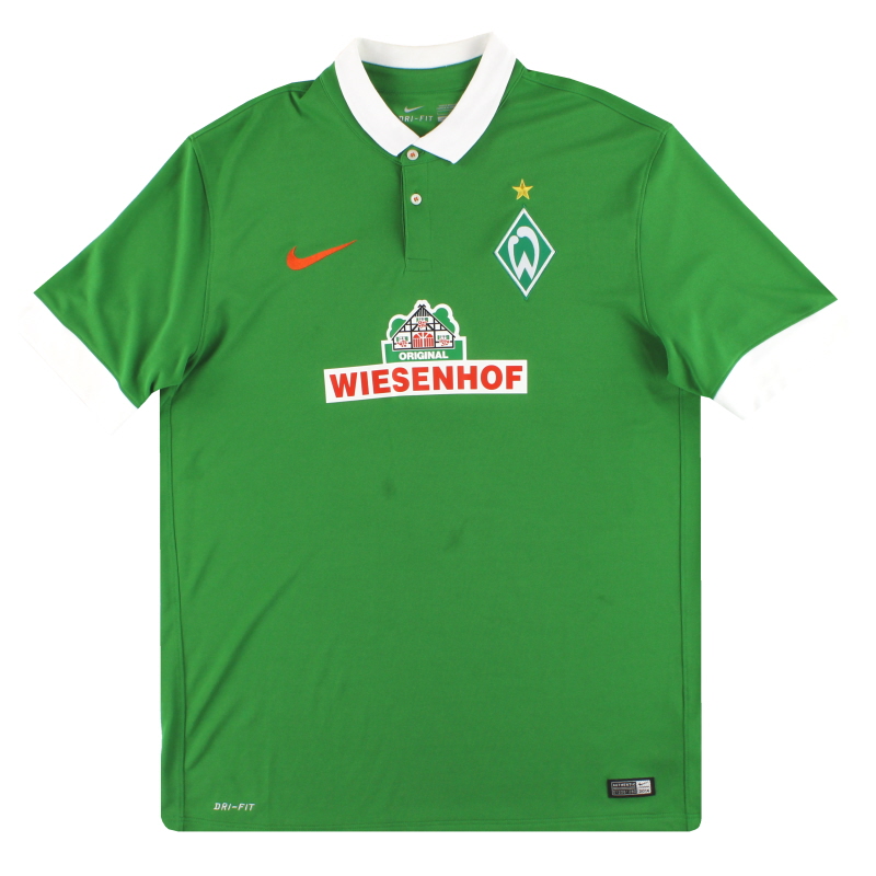 2014-15 Werder Bremen Nike Home Shirt L
