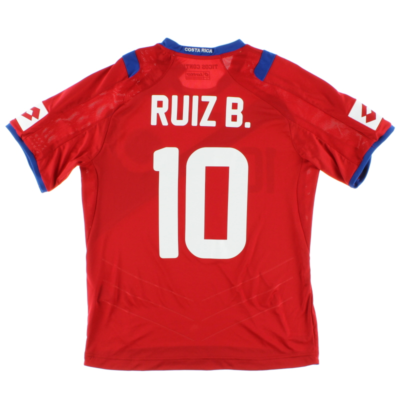 2014 Costa Rica Home Shirt Ruiz B. #10 *w/tags* S