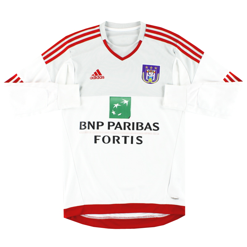 2015-16 Anderlecht adidas adizero Goalkeeper Shirt S