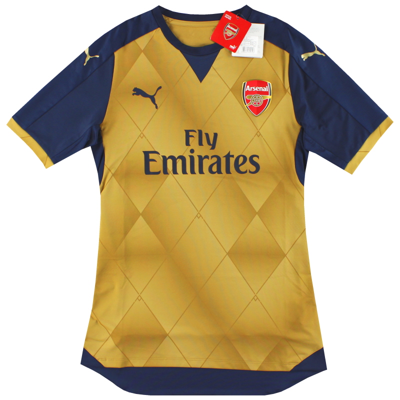 Camiseta de visitante auténtica Puma del Arsenal 2015-16 *con etiquetas* M - 747429-08 - 4055262705565