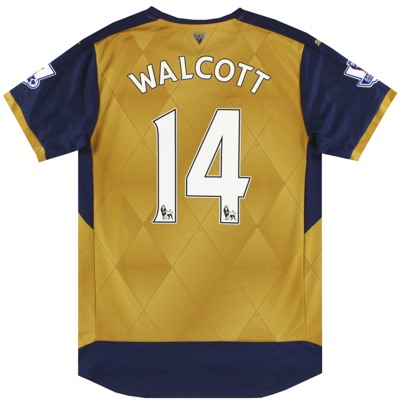 2015-16 Arsenal Puma Away Shirt Walcott #14 M - 747568