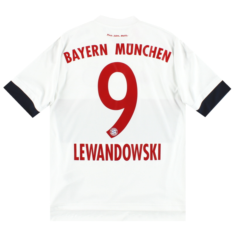 2015-16 Bayern Monaco adidas Maglia Away Lewandowski #9 L.Ragazzi - AH4793