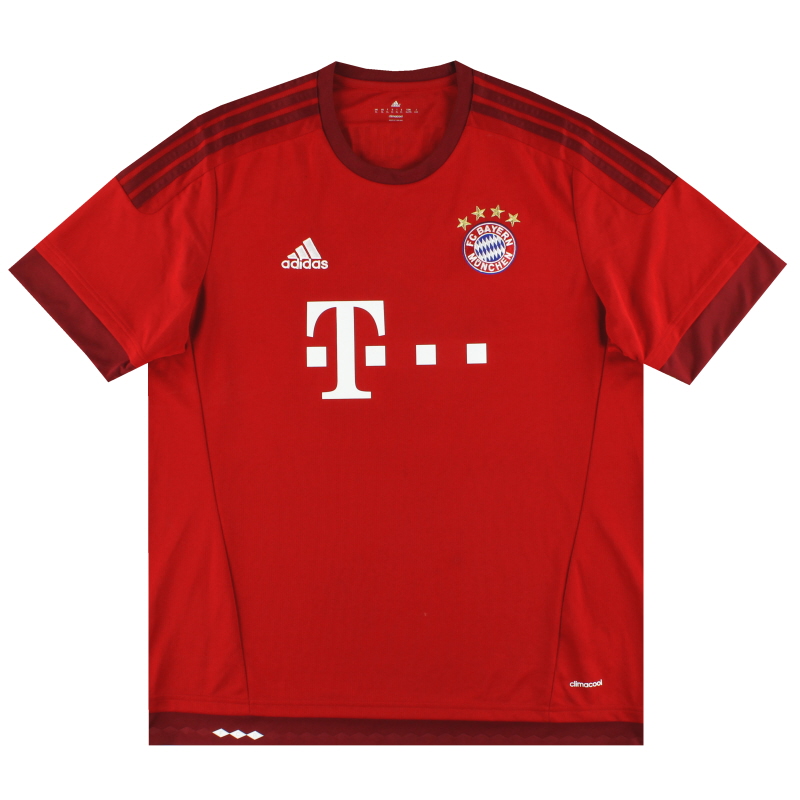 2015-16 Bayern Múnich adidas Home Shirt XL - S14294