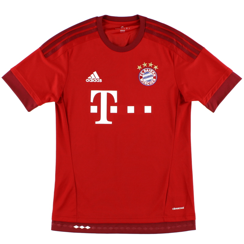 2015-16 Bayern Munich adidas Home Shirt L - S14294