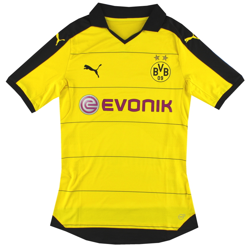 2015-16 Borussia Dortmund Puma Player Issue Home Shirt L - 747989