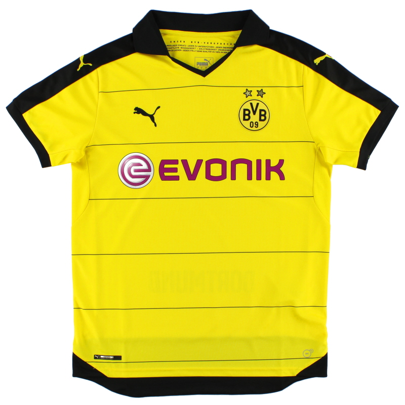 2015-16 Borussia Dortmund Puma Home Shirt *As New* L - 747991