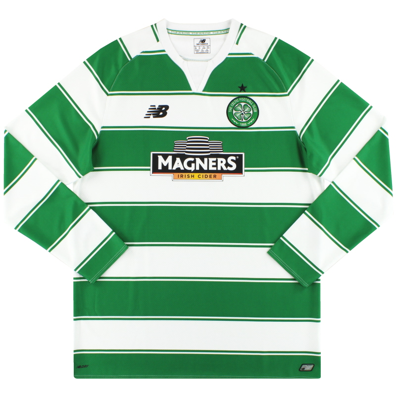 CELTIC SCOTLAND 2015-2016 AWAY FOOTBALL NEW BALANCE SHIRT SIZE