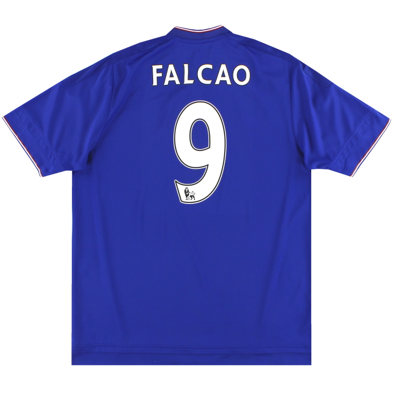 2015-16 Chelsea adidas Home Shirt Falcao #9 L - AH5104
