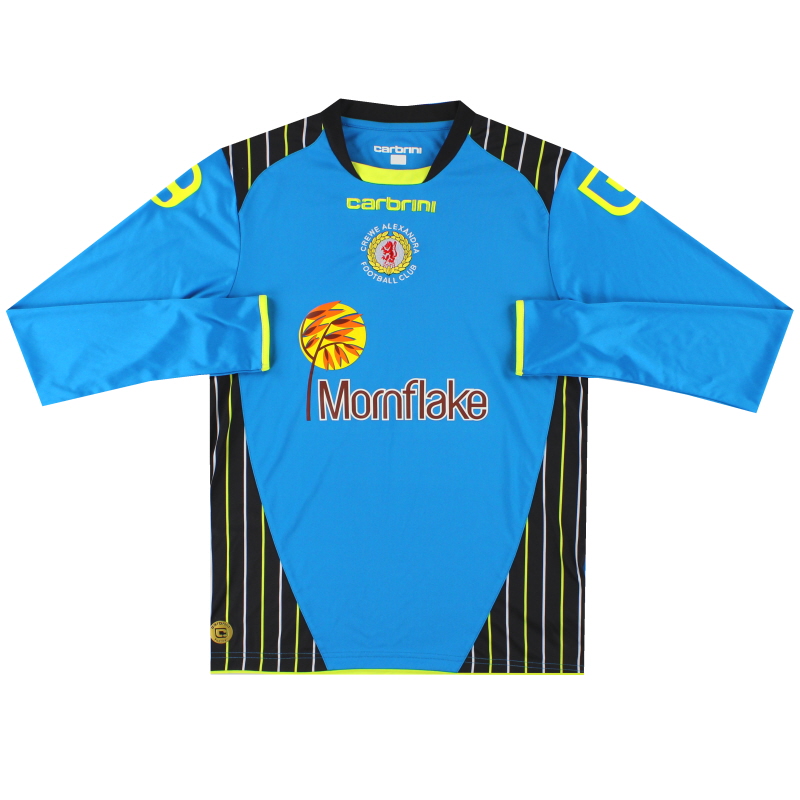 2015-16 Crewe Alexandra Carbrini Goalkeeper Shirt *Mint* S