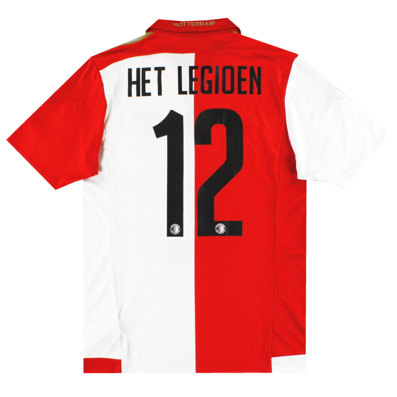 2015-16 Feyenoord adidas Home Maglia Het Legioen #12 M
