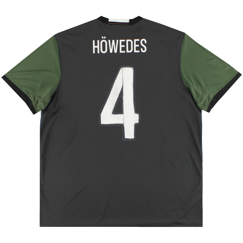 2015-16 Germany adidas Away Shirt Howedes #4 XXL
