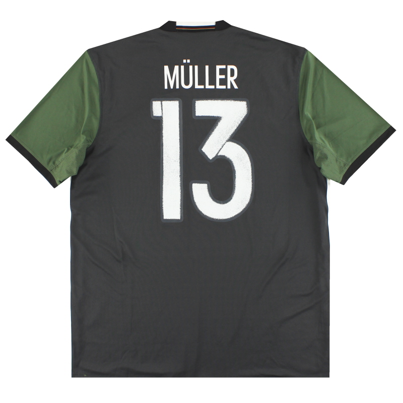2015-16 Germany adidas Away Shirt Muller #13 XL