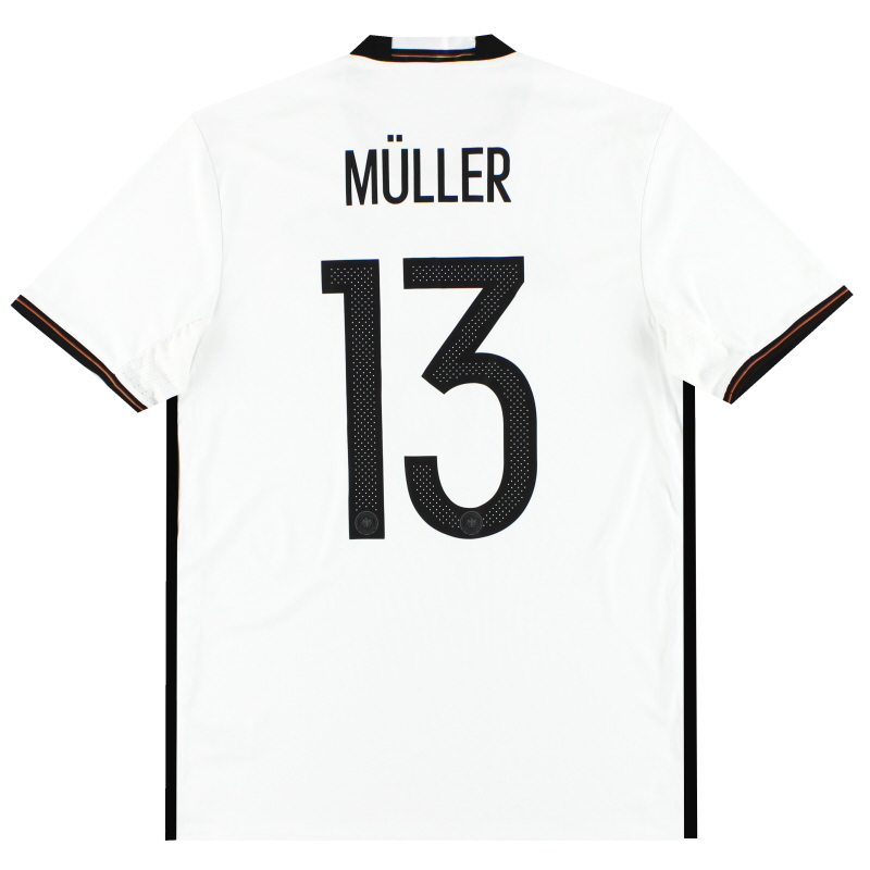 2015-16 Jerman Adidas Home Shirt Muller #13 M - AI5014