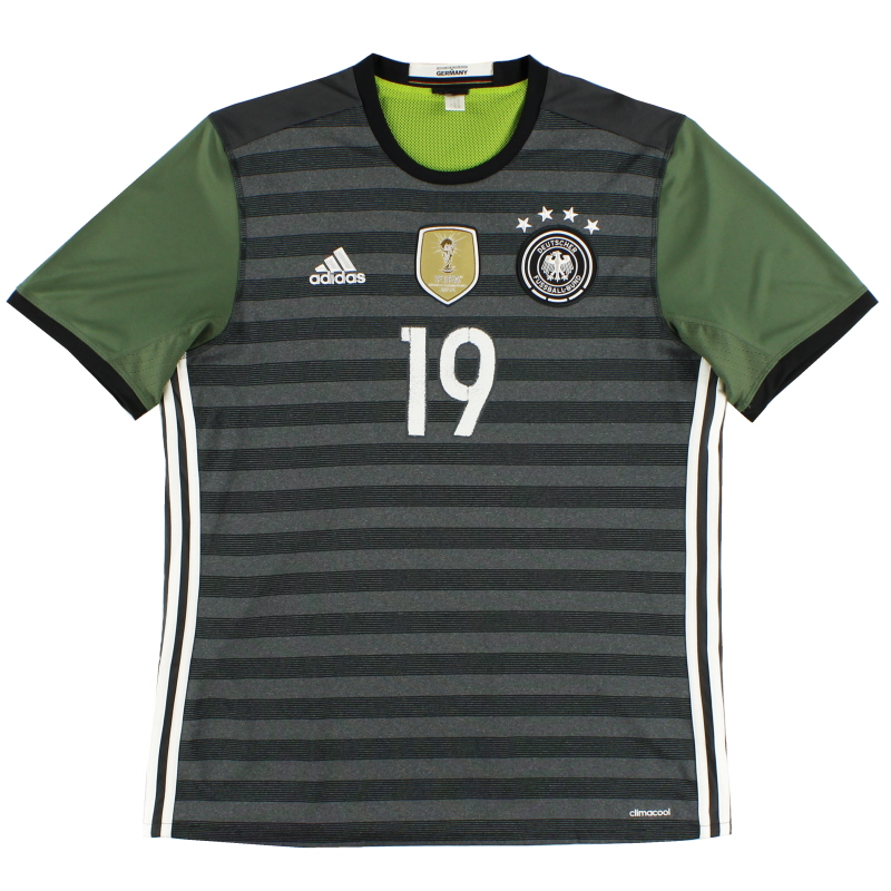 Germany Soccer Jersey Football Shirt #19 Gotze 100% Original 2014/2015 Away