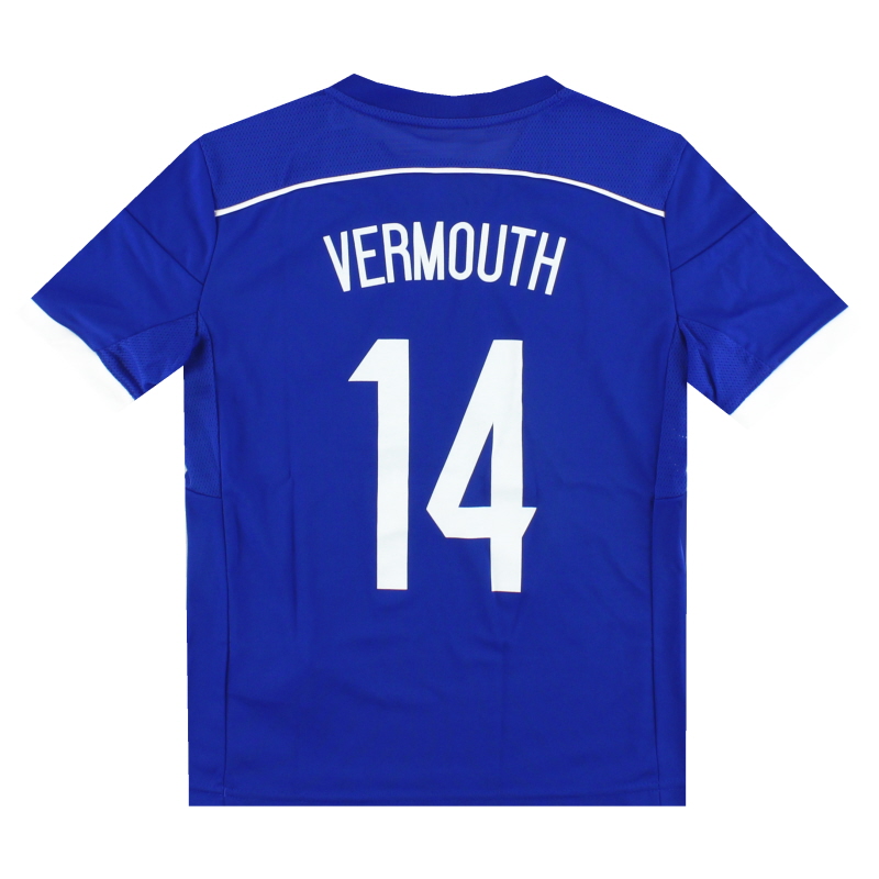 2015-16 Israele adidas Home Maglia Vermouth #14 *con etichette* S.Boys - F50009