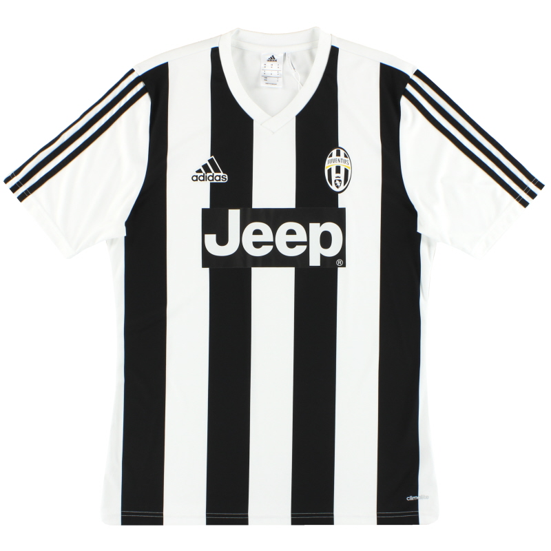 cerveza negra Inaccesible dedo índice 2015-16 Juventus adidas Camiseta básica de local * Mint * M S12840