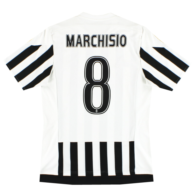 2015-16 Juventus adidas Home Shirt Marchisio #8 *w/tags* M - AA0336 - 4055014814798