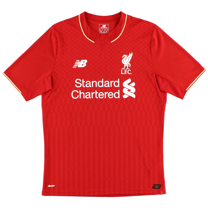 2015-16 Liverpool New Balance Home Shirt L.Boys