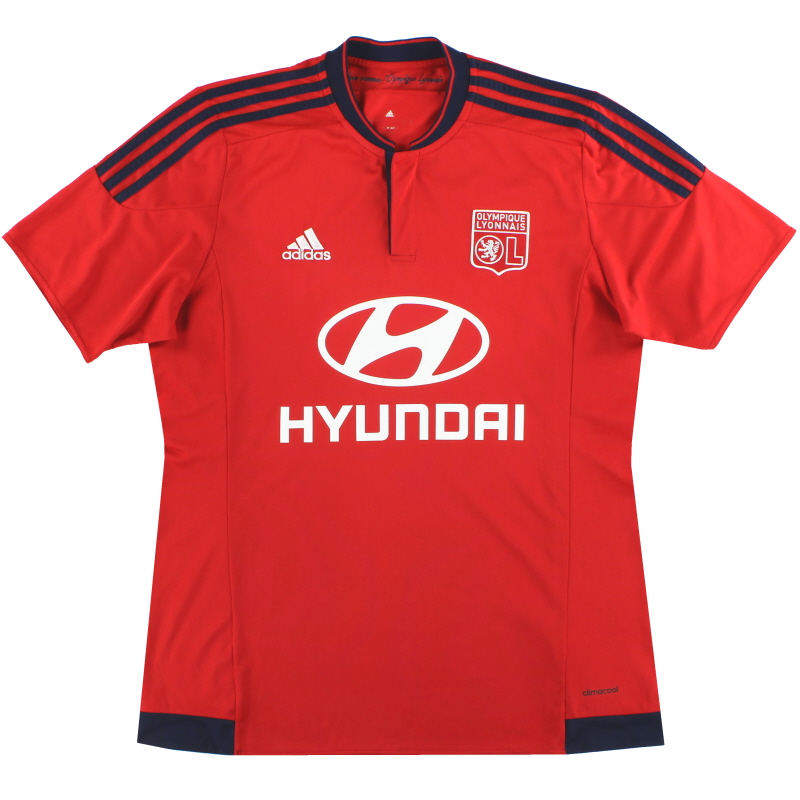 2015-16 Lyon adidas Away Shirt L