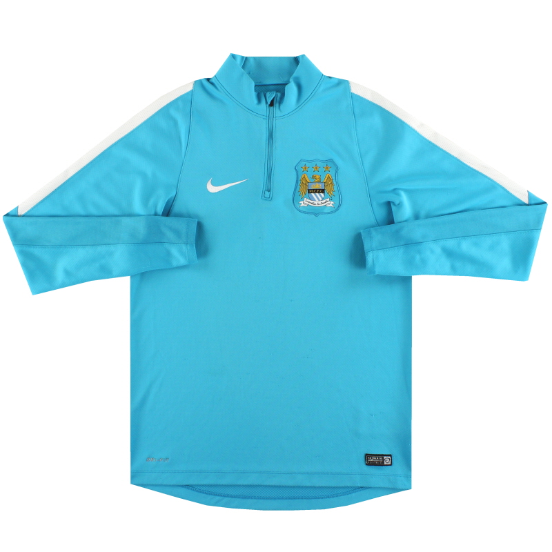 2015-16 Manchester City Nike 1/4 Zip Track Top M - 688139-435