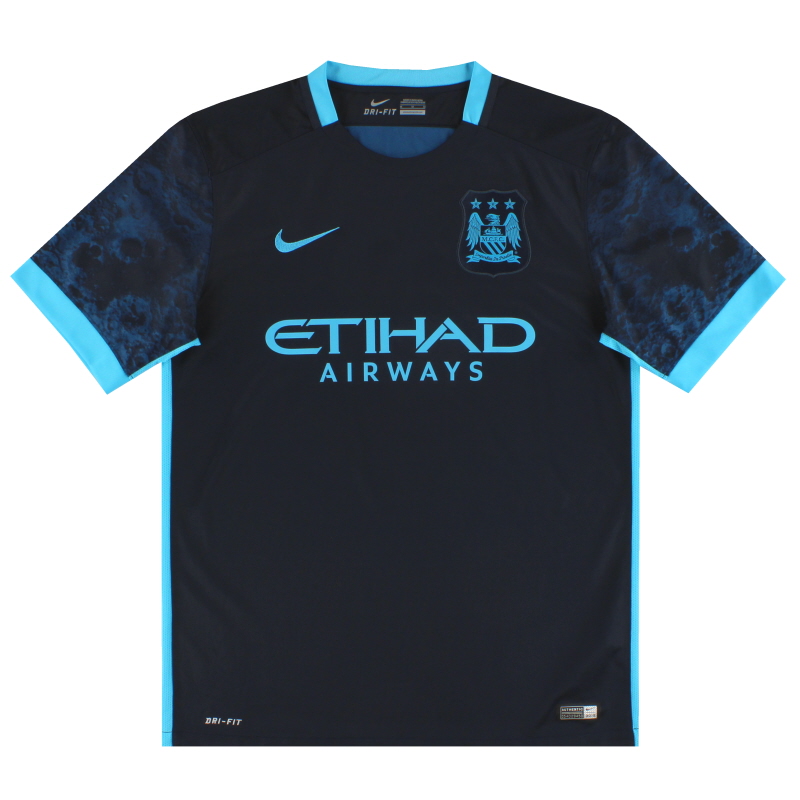 2015-16 Manchester City Nike Away Shirt *Mint* M - 658881-476
