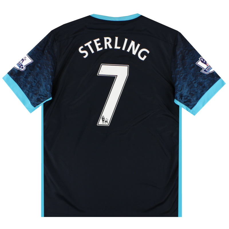 2015-16 Manchester City Nike Away Shirt Sterling #7 L