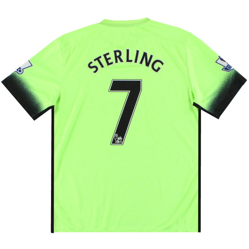 2015-16 Manchester City Nike Third Shirt Sterling #7 L